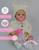 Wiedergeborene Babypuppe 50 cm/Geschenke für Mädchen/6 Zubehörteile