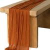 90x180/300cm Table Runners Vintage Cheesecloth Table Setting Table Decor Gauze Tablecloth  Birthday