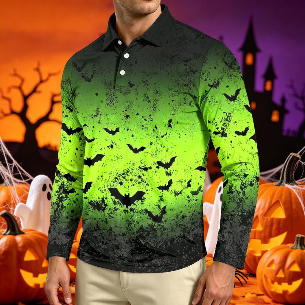 Men's Long Sleeve Casual T-Shirt Crew Neck Printed Graphic Tee Comfortable Fit Lightweight Material Suitable for Everyday Wear