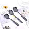 3 ks barevné Nádobí Nerezová Ocel Čtvercová Lžíce Naběračka Zlatá Dezertní Zmrzlinová Stolní Lžíce pro Děti Restaurace Kuchyň Stolní Nádobí