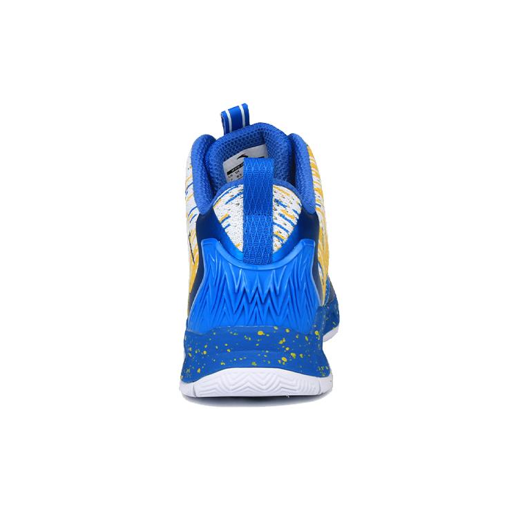 New Anta KT2 Cushioning, Slip Resistant, Abrasion Resistant, Breathable Low Top Basketball Shoes Men's Blue Yellow 11721101-3