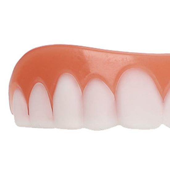 Yousheng Natural Shade Cosmetic Teeth Cover Comfortable Silicone Freedom to Smile Fake Teeth Cover for Dance Hall