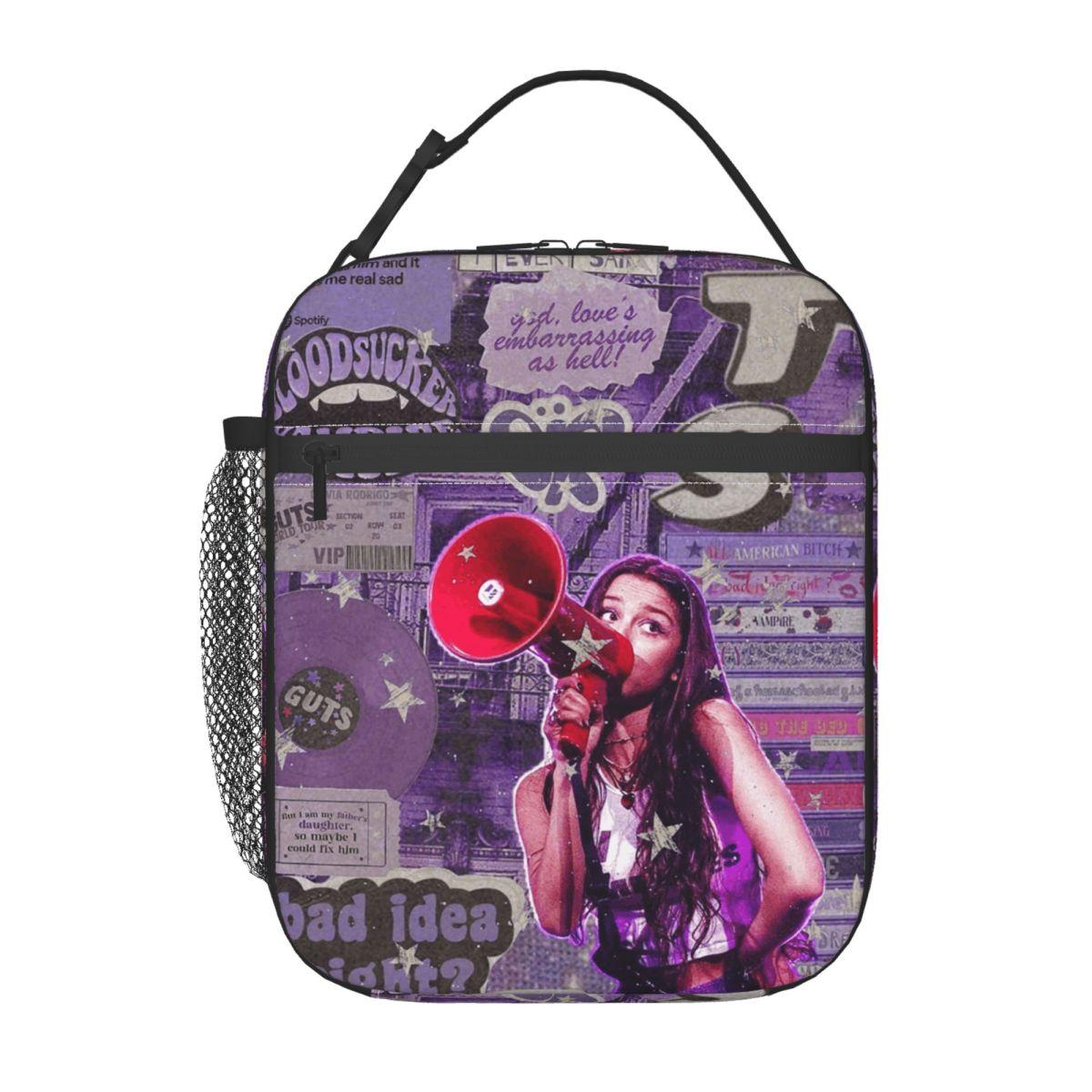 Olivia Guts Wereldtournee Geïsoleerde Lunchtas voor Dames Kinderen Draagbare Voedseldozen Thermische Lunchbox Tote One Size