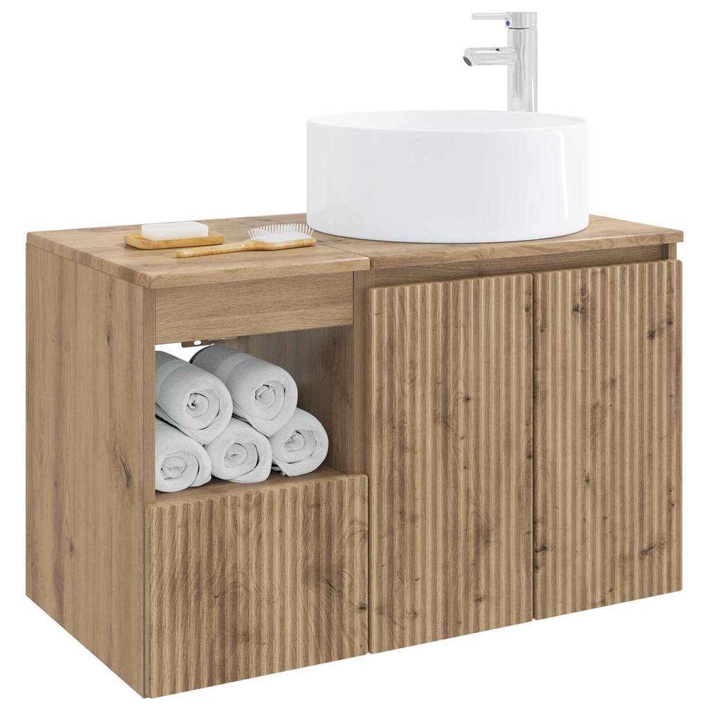 Bathroom Furniture Set 2 Pcs. Artisan Oak Engineered Wood