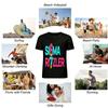 Sigma Rizzler Funky Donut Ice Cream Graphic Casual Tee Pure cotton T-shirt