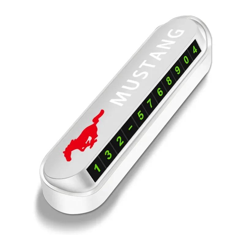 

Car Sticker 1Pcs Car Temporary Parking Card Plate Car Styling For Ford Focus Mondeo Kuga Fiesta MK7 Escort Explorer Edge 2 4 MK2