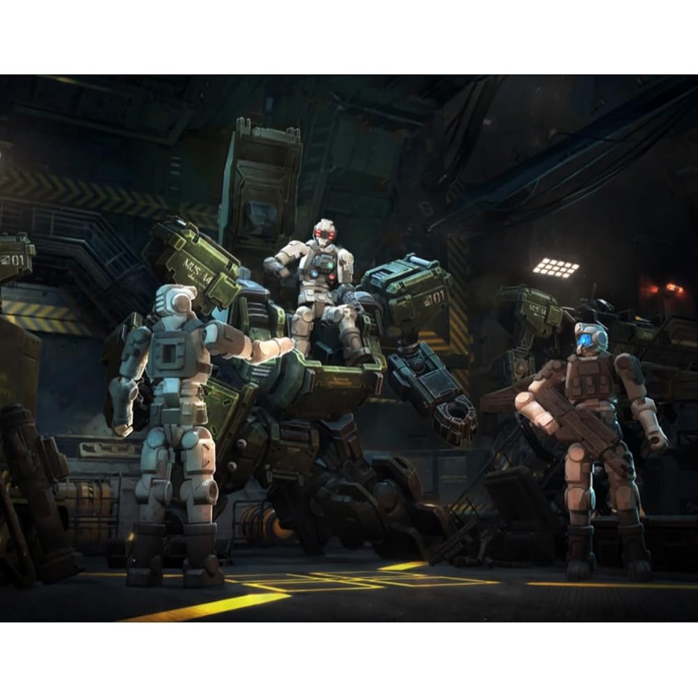 HiPlay Chieftain Continent 3-Minute Plan Series Mobile Unit Team Set of 6 Approx. 3cm Color-Coded Plastic Model Assembly Kit