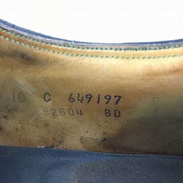 1973/ 70s Vintage FLORSHEIM Imperial Kenmoor Long Wingtip Black Size 10C 26.527.5(USED)