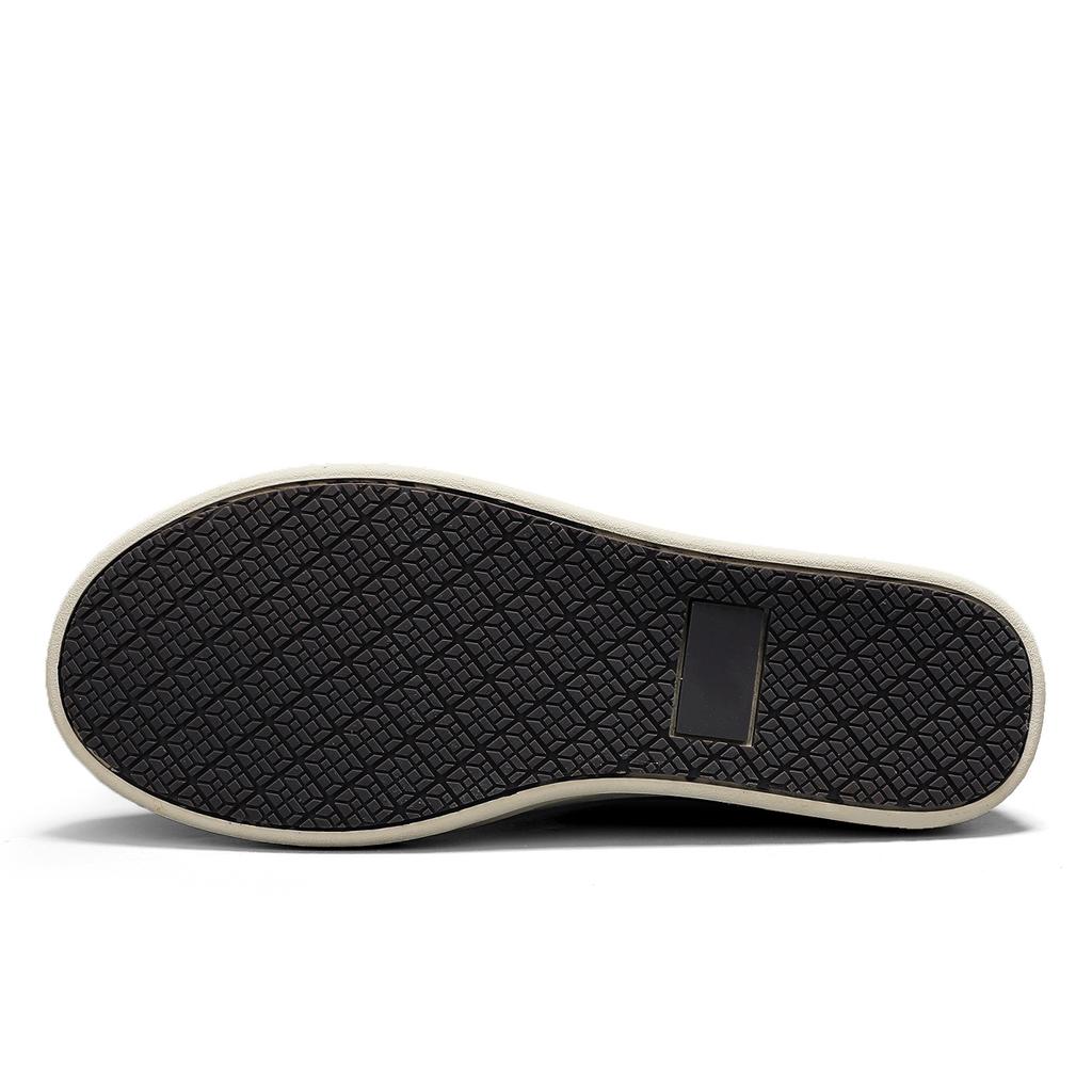 Fashion Men's Low Top Leather Sneakers Outdoor Casual Shoes