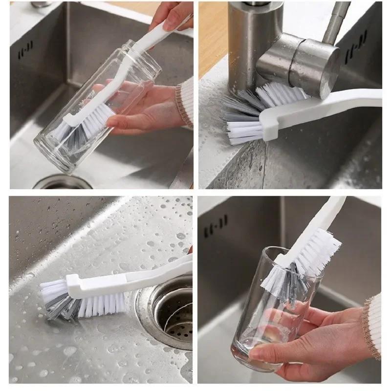 Virtuvės plovimo šepetys Plastikinis valymo Sojų pieno gaminimo aparato šepetys Virtuvės sulčiaspaudės valymo artefaktas Sulčių aparato valymo šepetys