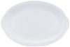 Unbreakable White Oval Plastic Made In 36A Plate, Tin, 30cm, Japan, No.