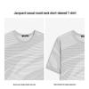 K-Boxing Men's Jacquard Round Neck Short Sleeve T-Shirt