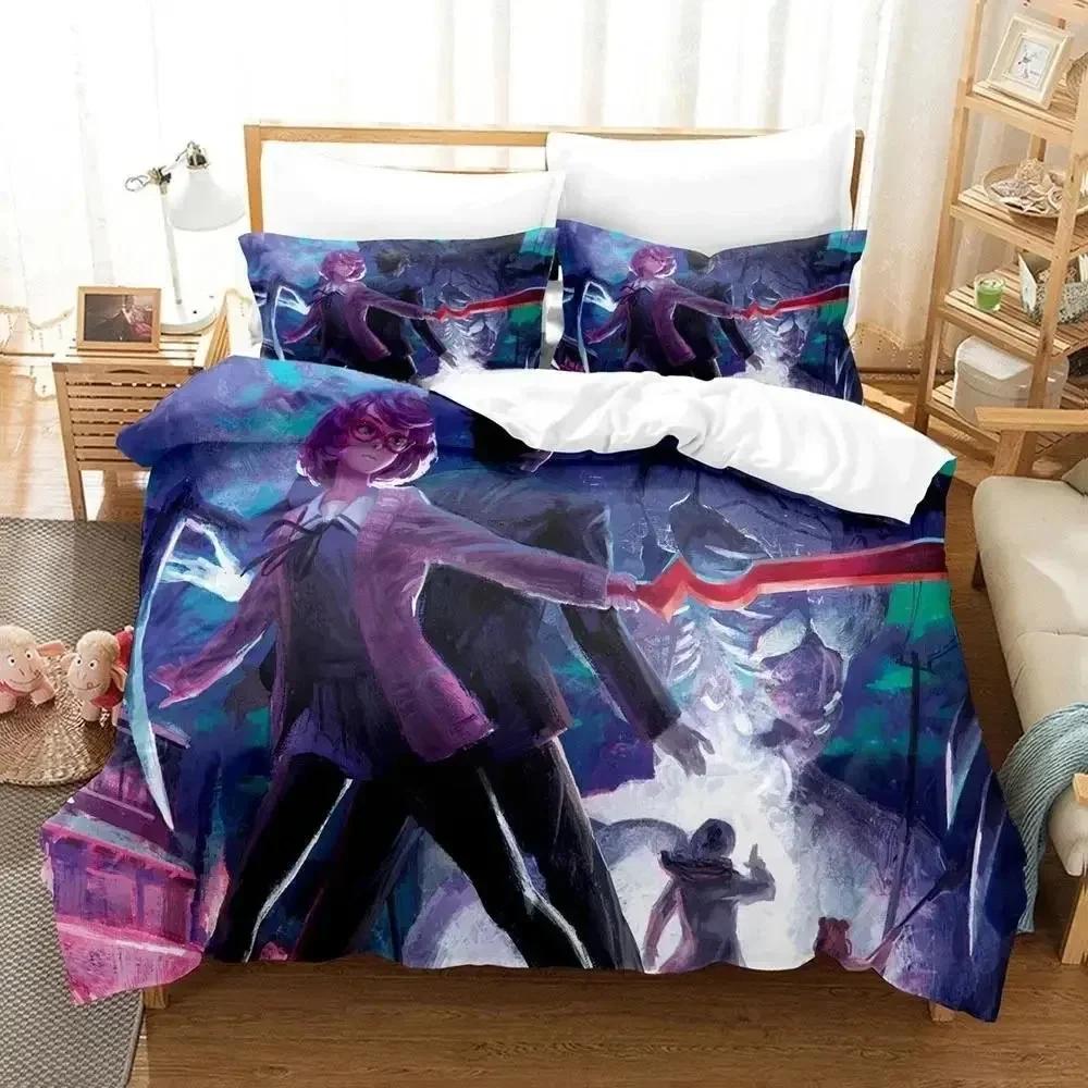 

Comforter New Beyond The Boundary Bedding Set Printed Bed Set With Bed Soft Queen King Size Bedclothes Home Comforter (quilt)-EU Single(135*200cm)3pcs