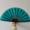 Vintage Kinesisk Vikbar Fläkt PVC Taichi Kung-Fu Handfläktar Bröllopsfest Dekoration Kvinnor Flicka Framträdanden Dansfläkt Gåva