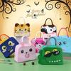 1 pièce Sac à main isotherme portable avec motif animal de dessin animé, sac à main portable tendance, adapté pour l'école, le travail et les voyages