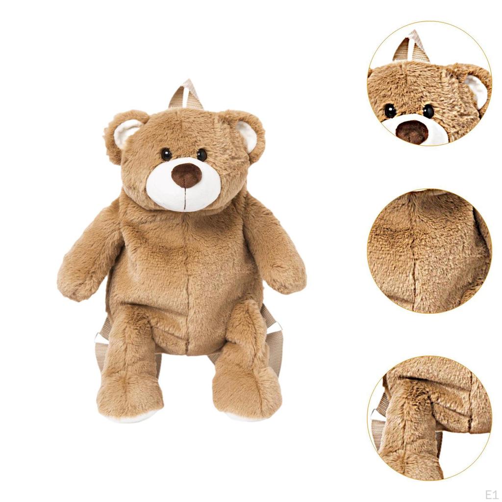 Pluszowy Plecak Miś Urocza Torba z Wypchanym Zwierzęciem dla Nastolatków Dziecka Kobiety Dziewczynki Prezent