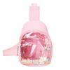 Baby Girls Cute Colorful Transparent Sequin Waist Bag Lovely Children's Zipper Crossbody Bag Adjustable Straps Shoulder Bags