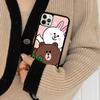 Cartoon Cute C-Cony B-Brown Phone Case For Iphone 11 12 13 14 15 Pro Max 17 16 Plus Hard PC+TPU Back Cover
