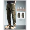 Overalls Men's Autumn New Korean Version of Trendy Brand Loose Large Size Casual Pants Fashion Ruffian Handsome Multi-pocket Leggings