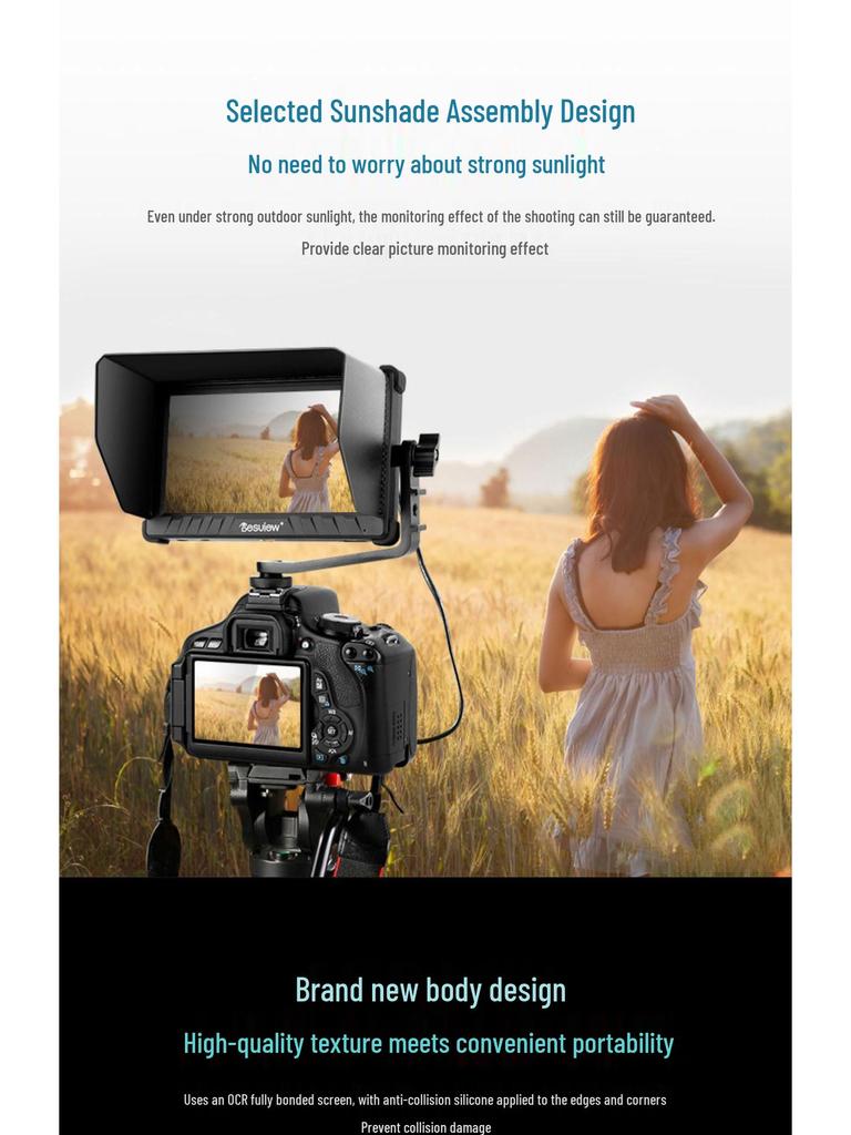 800 Sight Joy P52 4K Full HD Director Monitor for Photography & Mirrorless DSLR Cameras