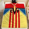 Villarreal CF logo FlAannel Blanket, High quality Comfortable for All Seasons, Home Decor, Warmth and Comfort