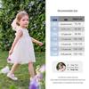 JELLYBABY Girls' French Flutter Sleeve Princess Dress