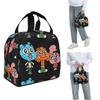Gumball e Darwin Gioco The Amazing World Of Gumball Borsa Pranzo Termica per Donne Bambini Scatole per Cibo Pranzo al Sacco Termico Borsa Tote