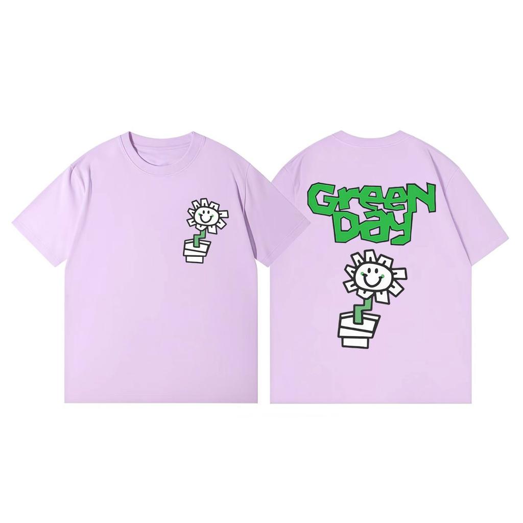 Punk Rock Band Green Day Inspired Tour 2026 Graphic T Shirts High Quality Fashion Tshirts Unisex Women Casual Loose Cotton Tshirt