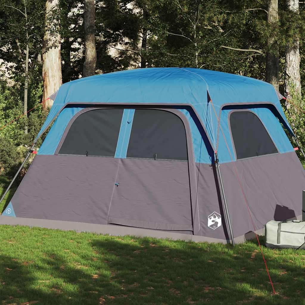 Super Merchant Vidaxl Gezinstent, 6 Pers., Blauw, Waterdicht