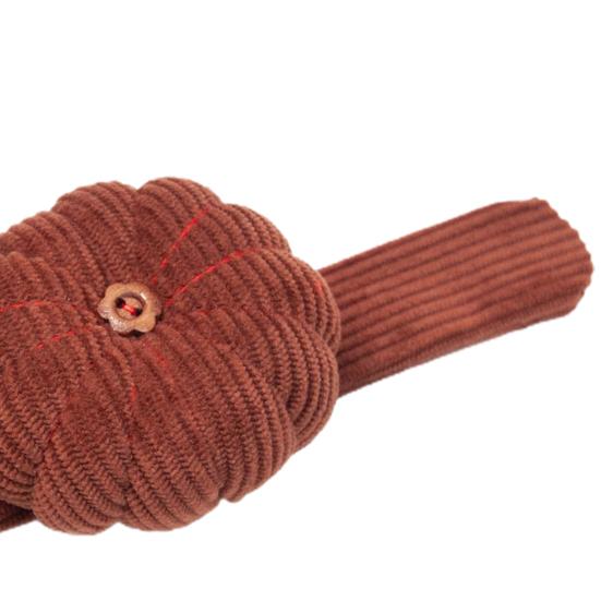 Pumpkin Shape Wrist Pin Cushion with Adjustable Snap Band Soft Corduroy DIY Needlework Craft Sewing Quilting Needles Holder Pincushion Sewing Supplies
