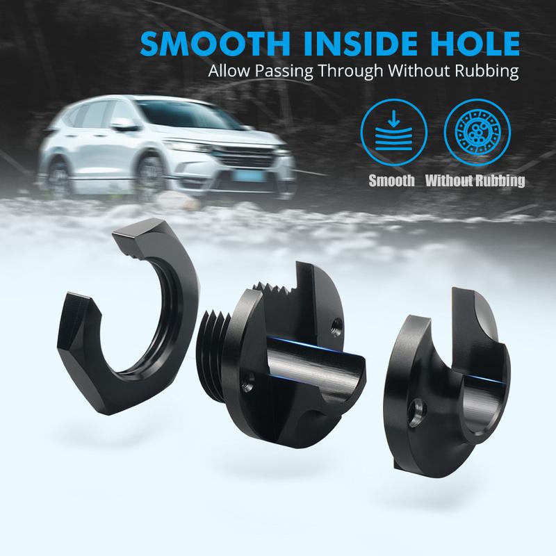 BEVINSEE Aluminum Alloy Firewall Grommet for Honda Civic/for Acura Integra EG EK EF DC2