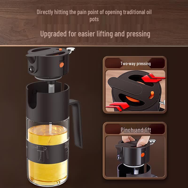 Food-Grade Glass Oil Sprayer and Pourer