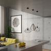 Umberto black hanging lamp