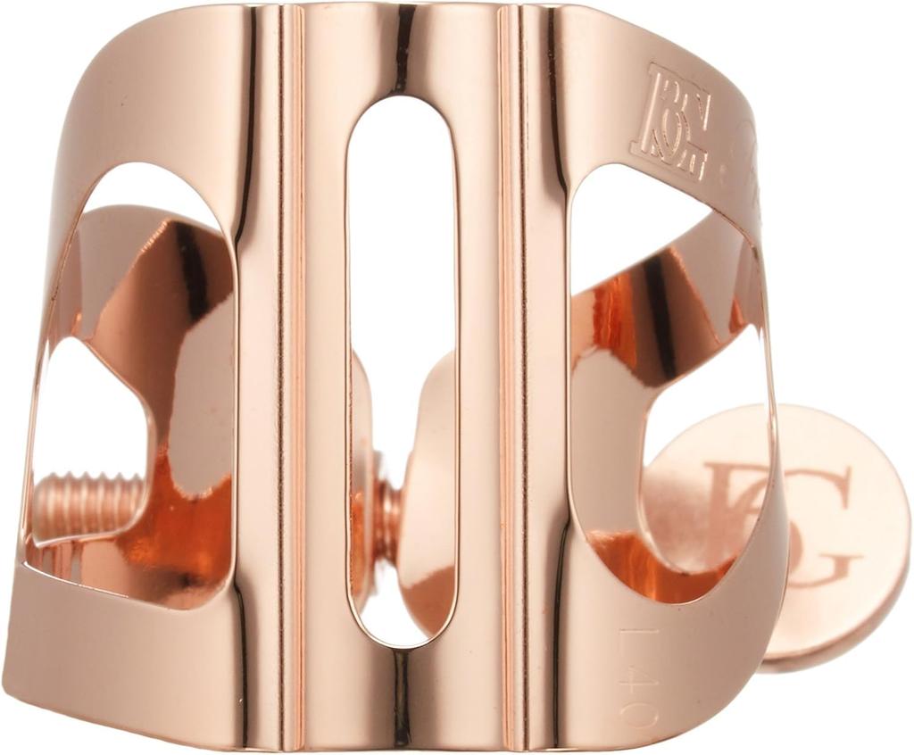 BG Ligatur Tradition PGP Roségold Umgekehrt Einzel für Tenor L40PGP (BeeGee) Vergoldet, Anziehen, Schraube, Saxophon,