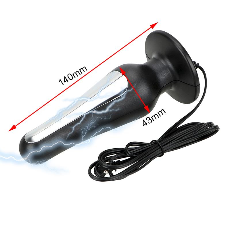 Elektro Sex Anal-Buttplug, BDSM Elektrostimulation Elektrosex-Buttplug, E-Stim E-Stim Prostata, Elektrischer Schlag Brustwarzensauger
