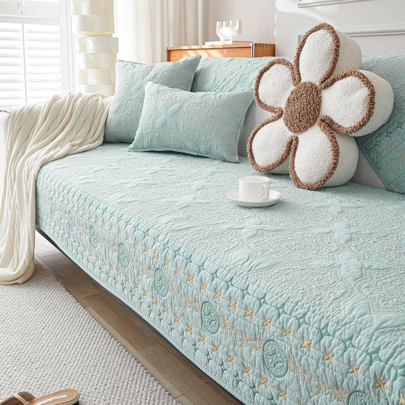 

Хлопковый противоскользящий чехол для дивана, коврик для гостиной, универсальный пылезащитный чехол для дивана в богемном стиле, защита для дивана для домашних животных, детей, собак A 70x70