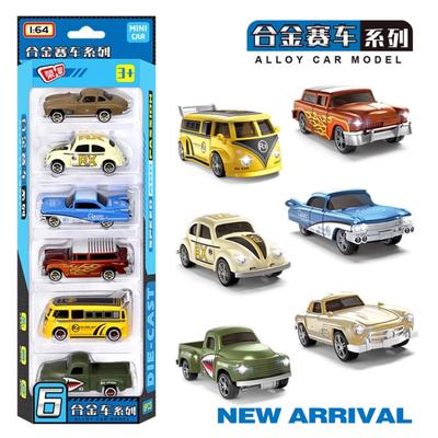 1:64 Ville Alliage Voiture de Sport Pont Vintage Mini Collection de Course Véhicule à Glissière Jouet Modèle Moulé Sous Pression Garçon Enfants Jouets Voiture Cadeau d'Anniversaire