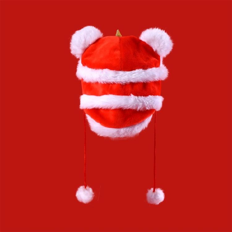 Chinese Festival Dog Costume Hat Halloween Party Dress Up Hat Cosplay Lion Cap