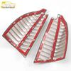 Karoq A-Pillar Decorative Stickers & Stainless Steel Triangle Sequins Car Accessories