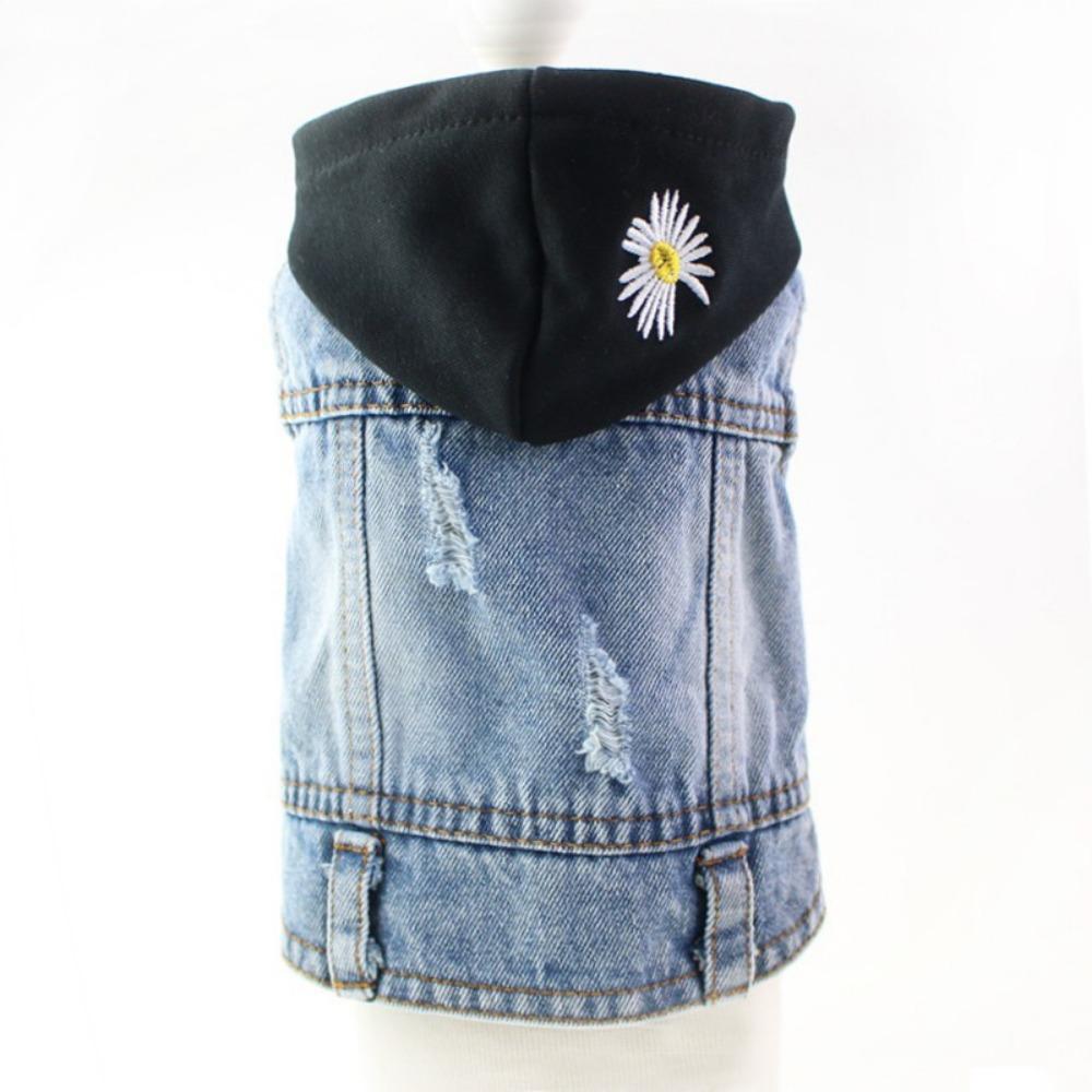 Pet Dog Clothes Denim Jacket Small Dog Vintage Spring Autumn Winter
