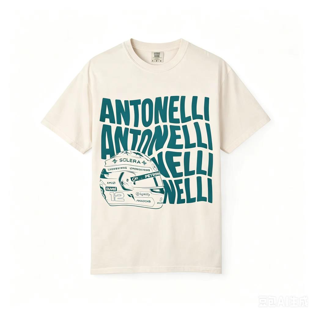 2026 Summer Hot Sale Kimi Antonelli 12 Inspired Shirt Racing Graphic T-shirts Harajuku Vintage Short Sleeve Men Women Loose Casual T-shirt