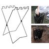 Portable Garbage Bag Stand for Outdoor Barbecues and Picnics,Home Kitchen Foldable Garbage Bag Support Stand,Multi-purpose Metal Stand