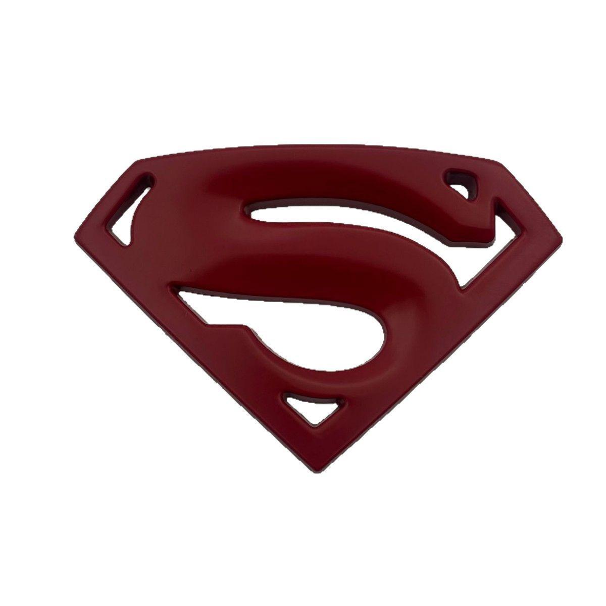 3D наклейки на машину Супермен: Декоративные металлические логотипы для кузова, бока и задней части