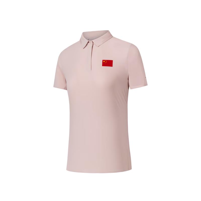 Anta Women s Glory Flag Edition Ice Skin Sun Protection Polo T-Shirt M