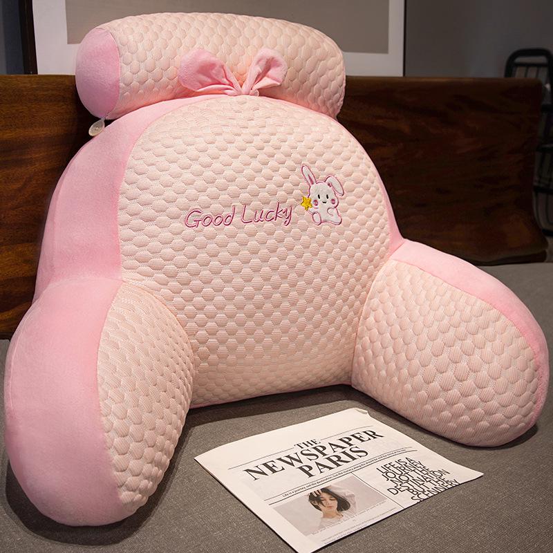 Kreslený bedrový vankúš - Veľký mäkký vankúš na opierku chrbta do postele a na pohovku