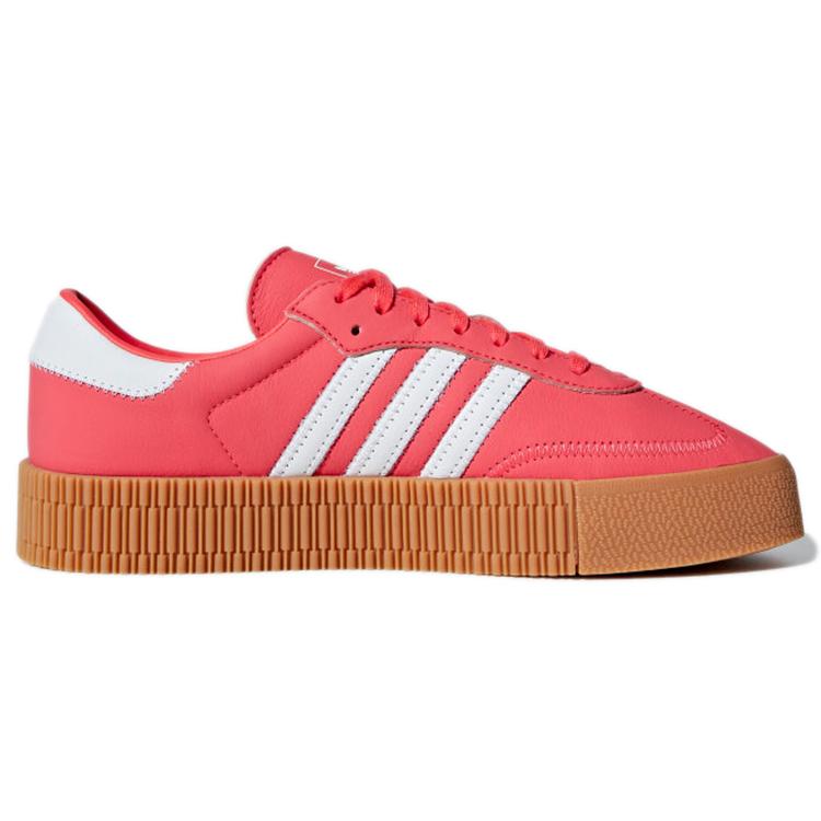 adidas Sambarose Rot Weiß Gummi Damen DB2696