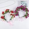 Korean Mori Girl Rattan Flower Headband - Bridal & Children’s Stage Performance Wreath