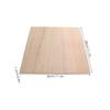 16x12 Zoll 0,5 Zoll Dicke Unfertige Holzbretter Massives Rechteck Holzplanken für DIY-Regale Möbelteiler Bastelmalerei