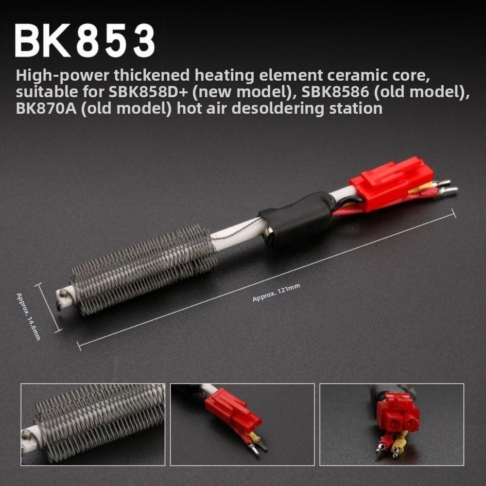 220V Topný prvek Topné jádro 2000W 9 Stylů Pájecí stanice Horkovzdušný nástroj 850/858D Keramický topný prvek Ohřívač