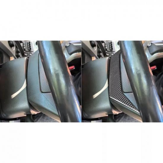 For Ford F-150 Raptor 2009-14 Vinyl Carbon Fiber Inner Steering Cover Panel Trim